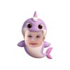 Custom Purple Narwhal-Style Costume Face Cutout – Original Custom Purple Narwhal-Style Costume Face Cutout design preview