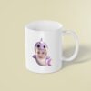 Custom Purple Narwhal-Style Costume Face Cutout – Mug Custom Purple Narwhal-Style Costume Face Cutout shown on a mug mockup