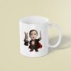 Custom Magician with Rabbit Face Cutout – Mug Custom Magician with Rabbit Face Cutout shown on a mug mockup