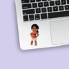 Custom Island Voyager Ankle-Bracelet Style Face Cutout – Sticker Custom Island Voyager Ankle-Bracelet Style Face Cutout shown on a sticker mockup