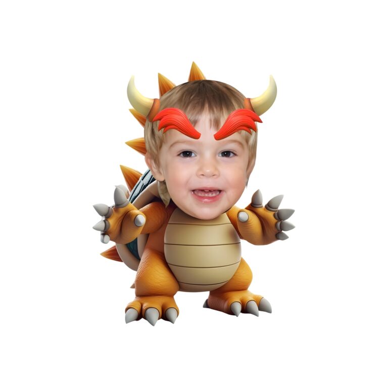 Custom Spiked Turtle-Dragon Costume Face Cutout – Original Custom Spiked Turtle-Dragon Costume Face Cutout design preview
