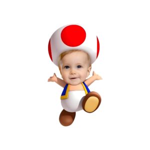 Custom Mushroom Helper Character Face Cutout – Original Custom Mushroom Helper Character Face Cutout design preview