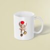 Custom Mushroom Helper Character Face Cutout – Mug Custom Mushroom Helper Character Face Cutout shown on a mug mockup