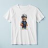 Custom Navy Star-Logo Football Player Face Cutout – T-shirt Custom Navy Star-Logo Football Player Face Cutout shown on a T-shirt mockup