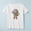 Custom Astronaut Waving Face Cutout – T-shirt Custom Astronaut Waving Face Cutout shown on a T-shirt mockup