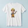 Custom Number 1 Builder with Hammer Face Cutout – T-shirt Custom Number 1 Builder with Hammer Face Cutout shown on a T-shirt mockup