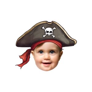 Custom Pirate Captain Portrait Face Cutout – Original Custom Pirate Captain Portrait Face Cutout design preview