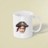 Custom Pirate Captain Portrait Face Cutout – Mug Custom Pirate Captain Portrait Face Cutout shown on a mug mockup