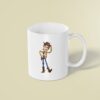 Custom Cowboy Sheriff Tipping Hat Face Cutout – Mug Custom Cowboy Sheriff Tipping Hat Face Cutout shown on a mug mockup