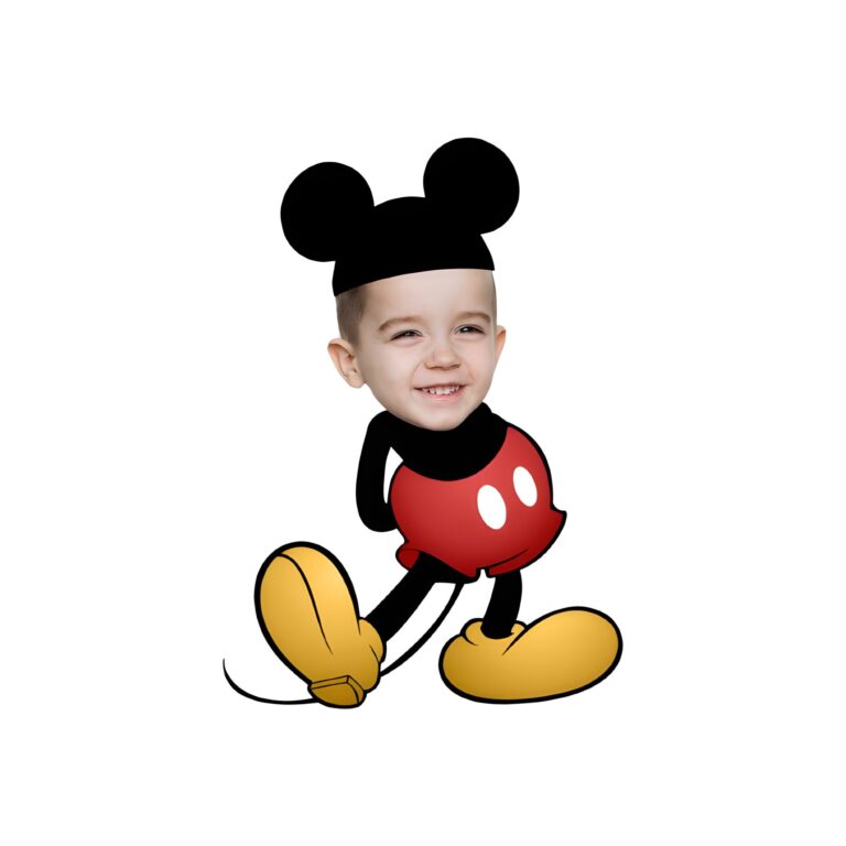 Custom Classic Mouse Character Costume Face Cutout – Original Custom Classic Mouse Character Costume Face Cutout design preview