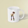 Custom Number 2 Cowboy Sheriff Face Cutout – Mug Custom Number 2 Cowboy Sheriff Face Cutout shown on a mug mockup