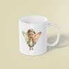 Custom Pastel Woodland Fairy Face Cutout – Mug Custom Pastel Woodland Fairy Face Cutout shown on a mug mockup