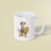 Custom Lion Safari Rider Golden Tan Palette Face Cutout – Mug Custom Lion Safari Rider Golden Tan Palette Face Cutout shown on a mug mockup