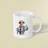 Custom Rhinoceros Safari Rider Face Cutout – Mug Custom Rhinoceros Safari Rider Face Cutout shown on a mug mockup