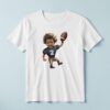 Custom Navy Number 2 Football Runner Face Cutout – T-shirt Custom Navy Number 2 Football Runner Face Cutout shown on a T-shirt mockup