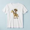 Custom Giraffe Safari Explorer Tan Pith Helmet Face Cutout – T-shirt Custom Giraffe Safari Explorer Tan Pith Helmet Face Cutout shown on a T-shirt mockup