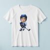 Custom Ice Hockey Player in a Ready Stance Face Cutout – T-shirt Custom Ice Hockey Player in a Ready Stance Face Cutout shown on a T-shirt mockup