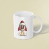 Custom Astronaut in a Launching Rocket Face Cutout – Mug Custom Astronaut in a Launching Rocket Face Cutout shown on a mug mockup