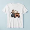Custom Child Riding a Rusty Animated Tow Truck Face Cutout – T-shirt Custom Child Riding a Rusty Animated Tow Truck Face Cutout shown on a T-shirt mockup