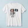 Custom Astronaut Holding a Number 1 Flag Face Cutout – T-shirt Custom Astronaut Holding a Number 1 Flag Face Cutout shown on a T-shirt mockup