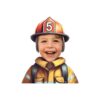Custom Firefighter Portrait Face Cutout – Original Custom Firefighter Portrait Face Cutout design preview