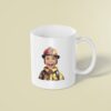 Custom Firefighter Portrait Face Cutout – Mug Custom Firefighter Portrait Face Cutout shown on a mug mockup