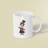Custom Circus Ringmaster or Magician Face Cutout – Mug Custom Circus Ringmaster or Magician Face Cutout shown on a mug mockup