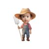 Custom Farmer Holding Standing Upright Face Cutout – Original Custom Farmer Holding Standing Upright Face Cutout design preview