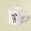 Custom Farmer Holding Standing Upright Face Cutout – Mug Custom Farmer Holding Standing Upright Face Cutout shown on a mug mockup