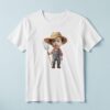 Custom Farmer Holding Standing Upright Face Cutout – T-shirt Custom Farmer Holding Standing Upright Face Cutout shown on a T-shirt mockup