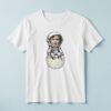Custom Astronaut Seated on the Moon Face Cutout – T-shirt Custom Astronaut Seated on the Moon Face Cutout shown on a T-shirt mockup