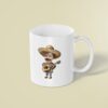 Custom Mariachi-Style Large Tan Sombrero Face Cutout – Mug Custom Mariachi-Style Large Tan Sombrero Face Cutout shown on a mug mockup