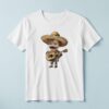 Custom Mariachi-Style Large Tan Sombrero Face Cutout – T-shirt Custom Mariachi-Style Large Tan Sombrero Face Cutout shown on a T-shirt mockup