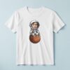 Custom Astronaut Seated on Mars Face Cutout – T-shirt Custom Astronaut Seated on Mars Face Cutout shown on a T-shirt mockup