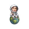 Custom Astronaut Seated on Earth Face Cutout – Original Custom Astronaut Seated on Earth Face Cutout design preview