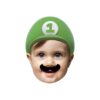 Custom Green Game-Hero Cap Face Cutout – Original Custom Green Game-Hero Cap Face Cutout design preview