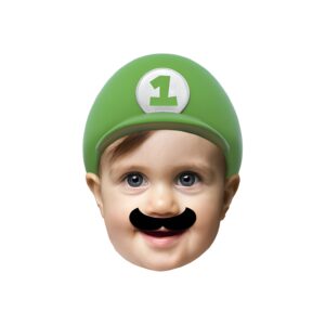 Custom Green Game-Hero Cap Face Cutout – Original Custom Green Game-Hero Cap Face Cutout design preview