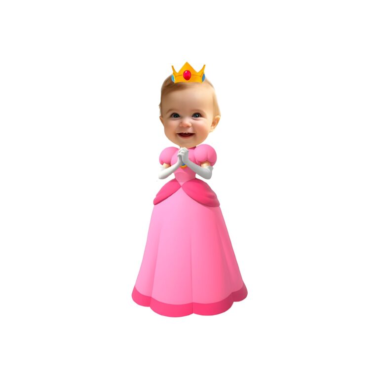 Custom Pink Fantasy Princess Face Cutout – Original Custom Pink Fantasy Princess Face Cutout design preview