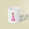 Custom Pink Fantasy Princess Face Cutout – Mug Custom Pink Fantasy Princess Face Cutout shown on a mug mockup