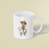 Custom Farmer Riding a Sheep Red Check Shirt Face Cutout – Mug Custom Farmer Riding a Sheep Red Check Shirt Face Cutout shown on a mug mockup