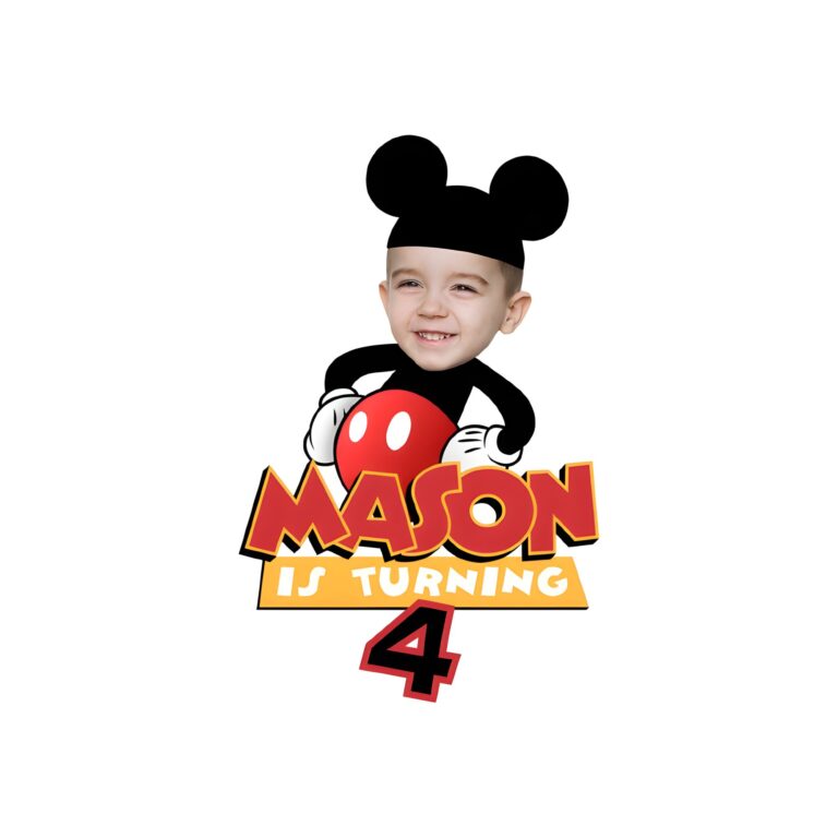 Custom Black Mouse-Costume Birthday Cutout Face Cutout – Original Custom Black Mouse-Costume Birthday Cutout Face Cutout design preview