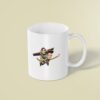 Custom Flying Cowboy and Space-Ranger Duo Face Cutout – Mug Custom Flying Cowboy and Space-Ranger Duo Face Cutout shown on a mug mockup