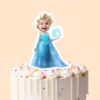 Custom Ice Princess Creating a Snow Glow Face Cutout – Cake Topper Custom Ice Princess Creating a Snow Glow Face Cutout shown on a cake topper mockup