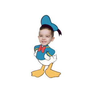 Custom Donald Duck Sailor Costume Face Cutout – Original Custom Donald Duck Sailor Costume Face Cutout design preview