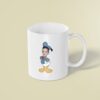Custom Donald Duck Sailor Costume Face Cutout – Mug Custom Donald Duck Sailor Costume Face Cutout shown on a mug mockup