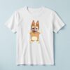 Custom Baby in an Orange Cartoon-Dog Costume Face Cutout – T-shirt Custom Baby in an Orange Cartoon-Dog Costume Face Cutout shown on a T-shirt mockup