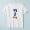 Custom Blue Speed-Hero Costume Face Cutout – T-shirt Custom Blue Speed-Hero Costume Face Cutout shown on a T-shirt mockup