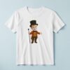 Custom Circus Ringmaster with Cane Face Cutout – T-shirt Custom Circus Ringmaster with Cane Face Cutout shown on a T-shirt mockup