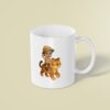 Custom Tiger Safari Rider Waving Face Cutout – Mug Custom Tiger Safari Rider Waving Face Cutout shown on a mug mockup