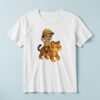 Custom Tiger Safari Rider Waving Face Cutout – T-shirt Custom Tiger Safari Rider Waving Face Cutout shown on a T-shirt mockup